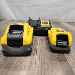 AS-IS - DeWalt 20V MAX POWERSTACK DCBP315-2C Lithium-Ion 1.7Ah and 5Ah Battery and Charger Starter Kit 3 Pc