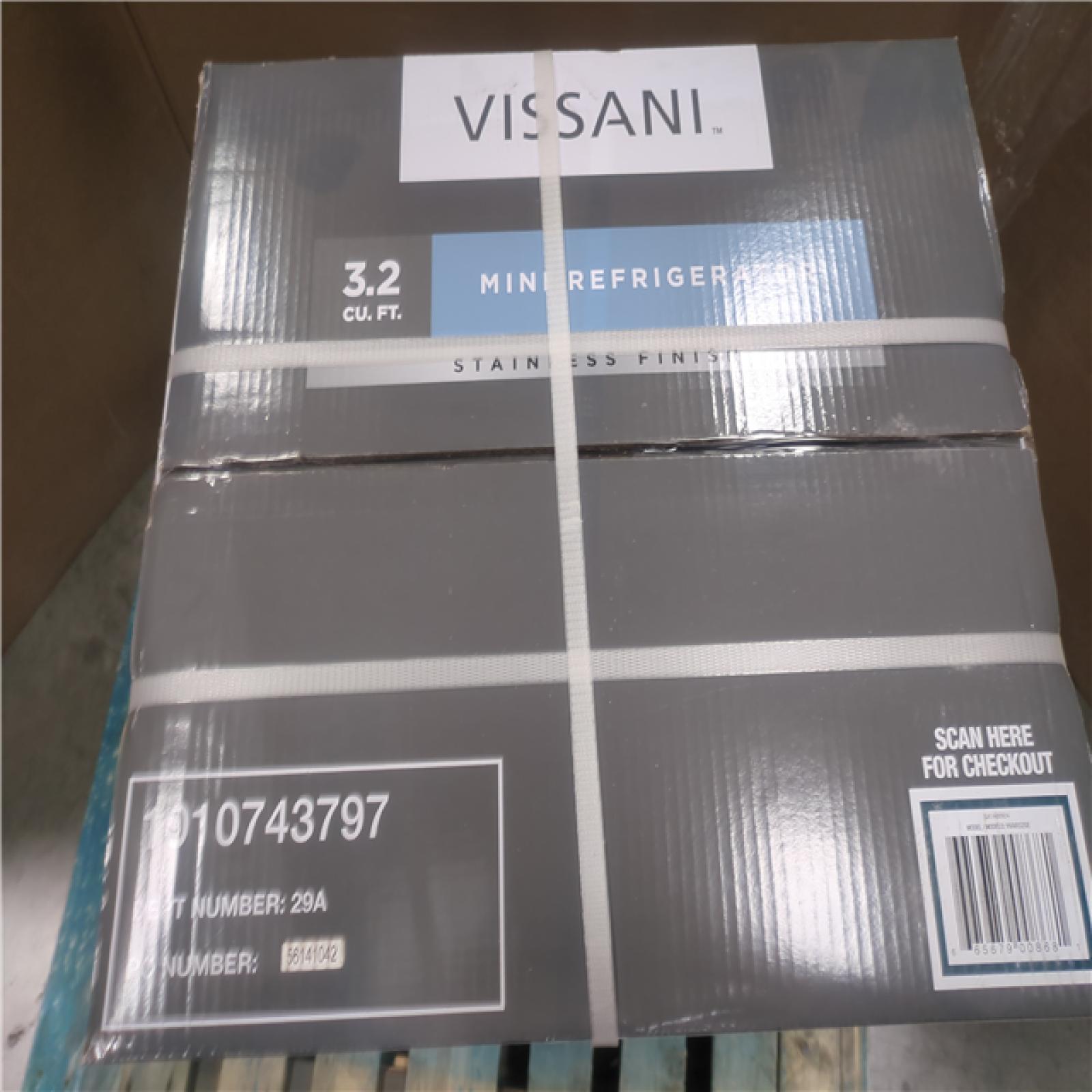 CALIFORNIA NEW VISSANI 3.2 CU. FT. MIN REFRIGERATOR