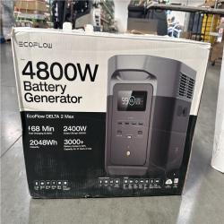CALIFORNIA AS-IS ECOFLOW 4800W BATTERY GENERATOR
