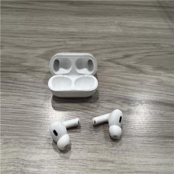 AS-IS Apple AirPods Pro (2nd Generation) with the USB-C MagSafe Charging Case