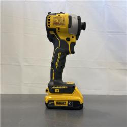 AS-IS - DeWALT ATOMIC 20V MAX Cordless Compact Impact Driver Kit W/ Li-Ion Battery, 1/4, Brushless