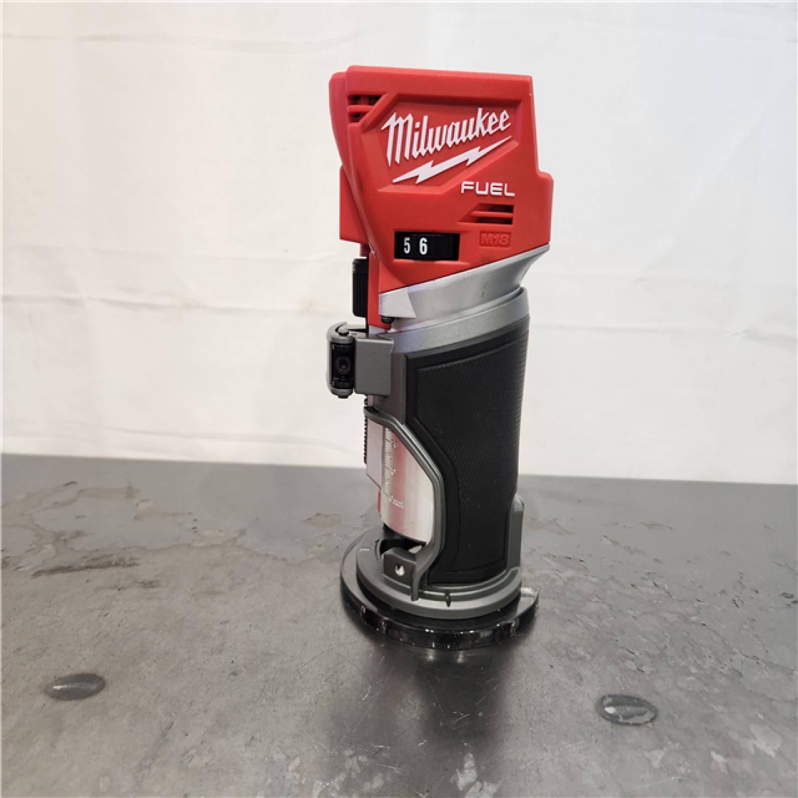 AS-IS- Milwaukee M18 FUEL Compact Router (Tool Only)