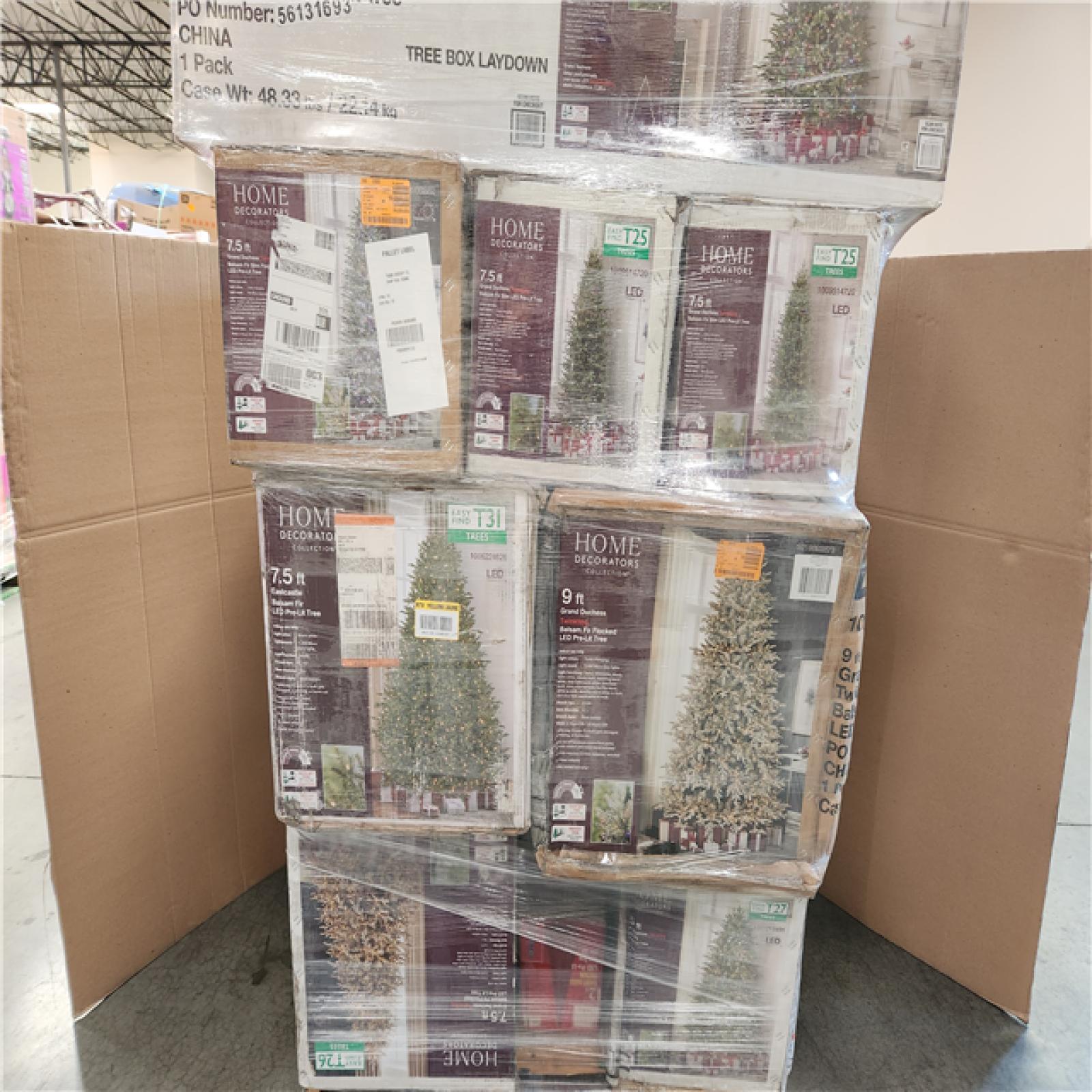 California AS-IS Holiday Pallet