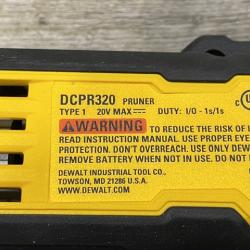 AS-IS DEWALT 20V MAX Cordless Battery Powered Pruner Kit