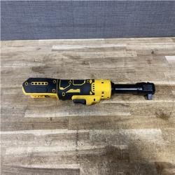 Houston Location AS-IS DEWALT ATOMIC 20V MAX 3/8 in. Extended Reach Cordless Ratchet (Tool Only)