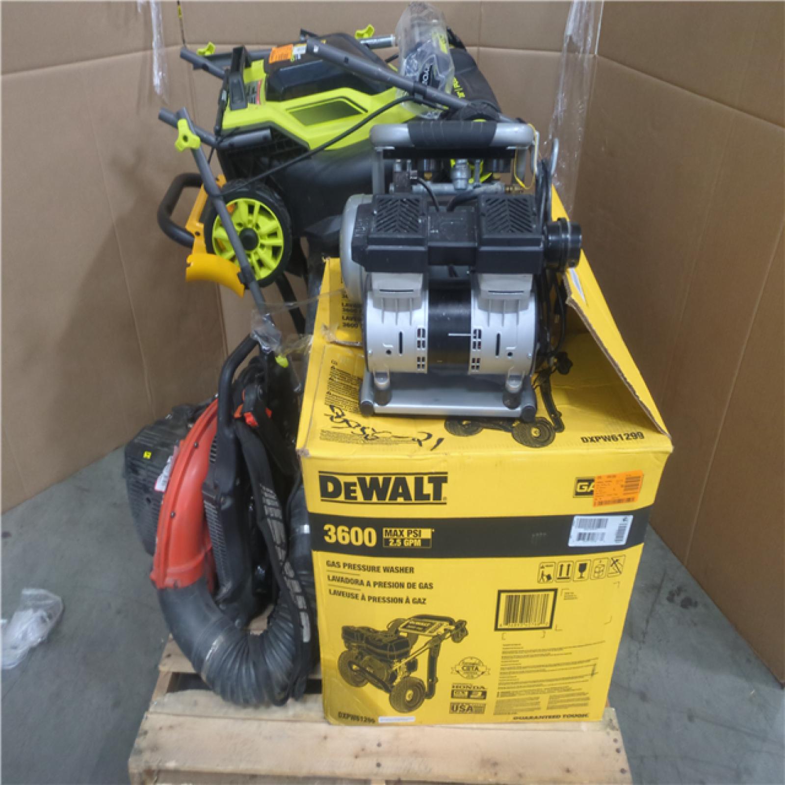 CALIFORNIA AS-IS OUTDOOR POWER EQUIPMENT