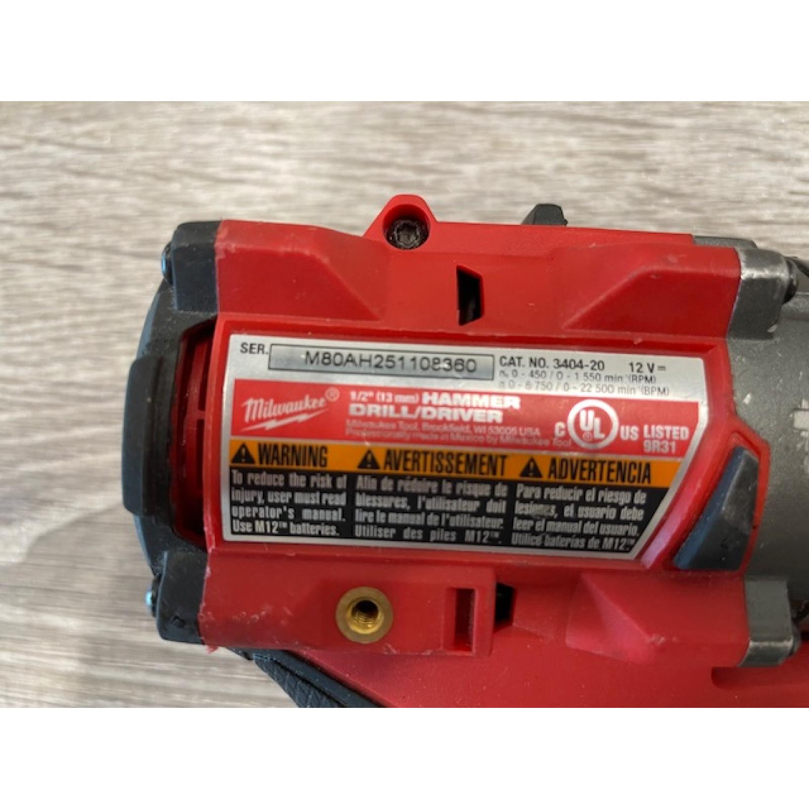 AS-IS Milwaukee FUEL 12-Volt Lithium-Ion Brushless Cordless Hammer Drill and Impact Driver Combo Kit