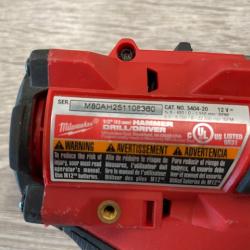 AS-IS Milwaukee FUEL 12-Volt Lithium-Ion Brushless Cordless Hammer Drill and Impact Driver Combo Kit