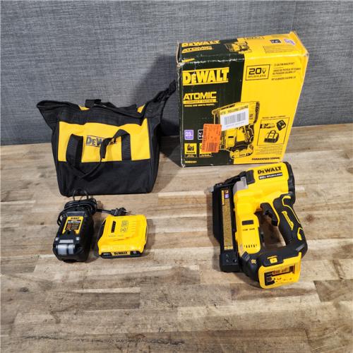HOUSTON LOCATION - AS-IS DeWalt DCN623D1 20-Volt MAX Atomic Compact Cordless Pin Nailer Kit
