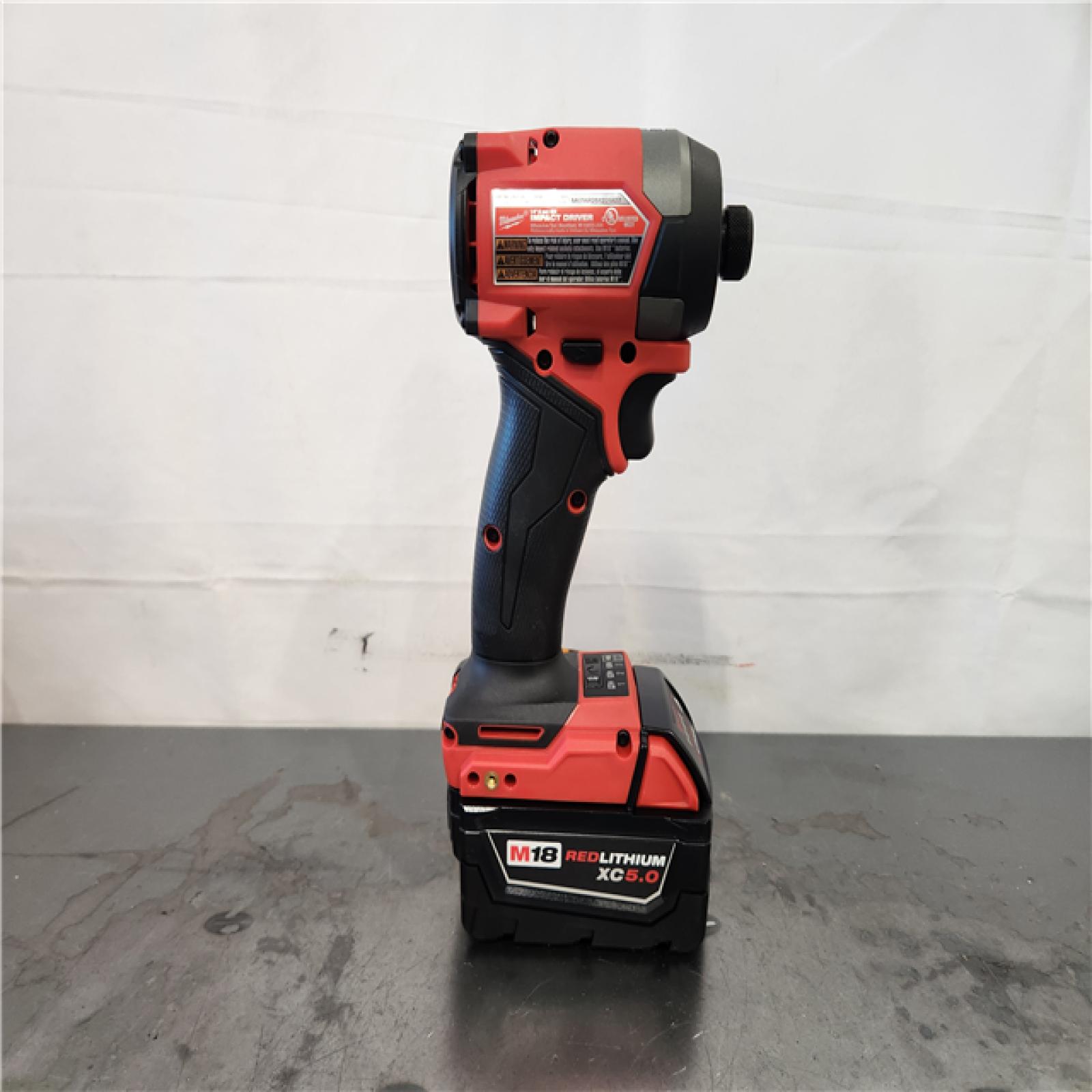AS-IS- Milwaukee M18 FUEL 1/4 Hex Impact Driver Kit