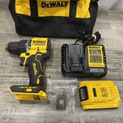 AS-IS DEWALT Atomic 20V Lithium-Ion Cordless Compact 1/2 in. Drill/Driver Kit