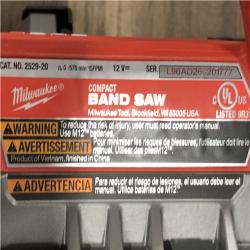 AS-IS Milwaukee FUEL 12V Lithium-Ion Cordless Compact Band Saw (Tool-Only)