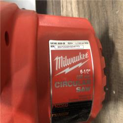 AS-IS Milwaukee 18V Lithium-Ion Cordless 6-1/2 in. Circular Saw (Tool-Only)