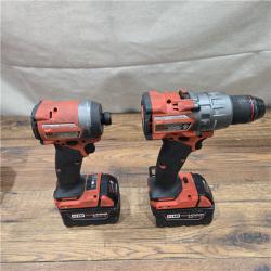 AS-IS MILWAUKEE M18 FUEL 18V Lithium-Ion Brushless Cordless Hammer Drill and Impact Driver Combo Kit (2-Tool) with 2 Batteries
