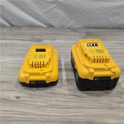 AS-IS DEWALT 20V MAX 6.0Ah and 4.0Ah Battery and Charger Starter Kit
