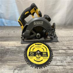 AS-IS DEWALT FLEXVOLT 60V MAX Cordless Brushless 7-1/4 in. Circular Saw with Brake (Tool Only)