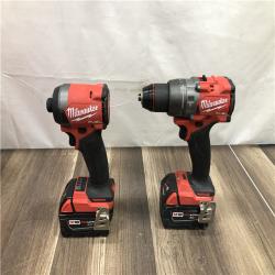 AS-IS Milwaukee FUEL 18V Lithium-Ion Brushless Cordless Hammer Drill and Impact Driver Combo Kit