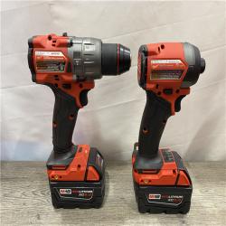 AS-IS Milwaukee  FUEL 18V Lithium-Ion Brushless Cordless Hammer Drill and Impact Driver Combo Kit