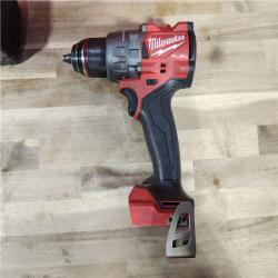 HOUSTON LOCATION - AS-IS Milwaukee 2904-22 Hammer Drill Driver Kit with Batteries  Charger & Tool Case  Red
