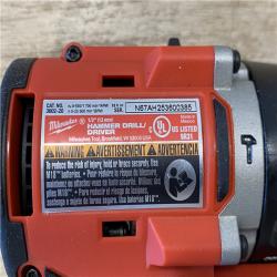 AS-IS Milwaukee 18V Lithium-Ion Brushless Cordless 1/2 in. Compact Hammer Drill/Driver (Tool-Only)