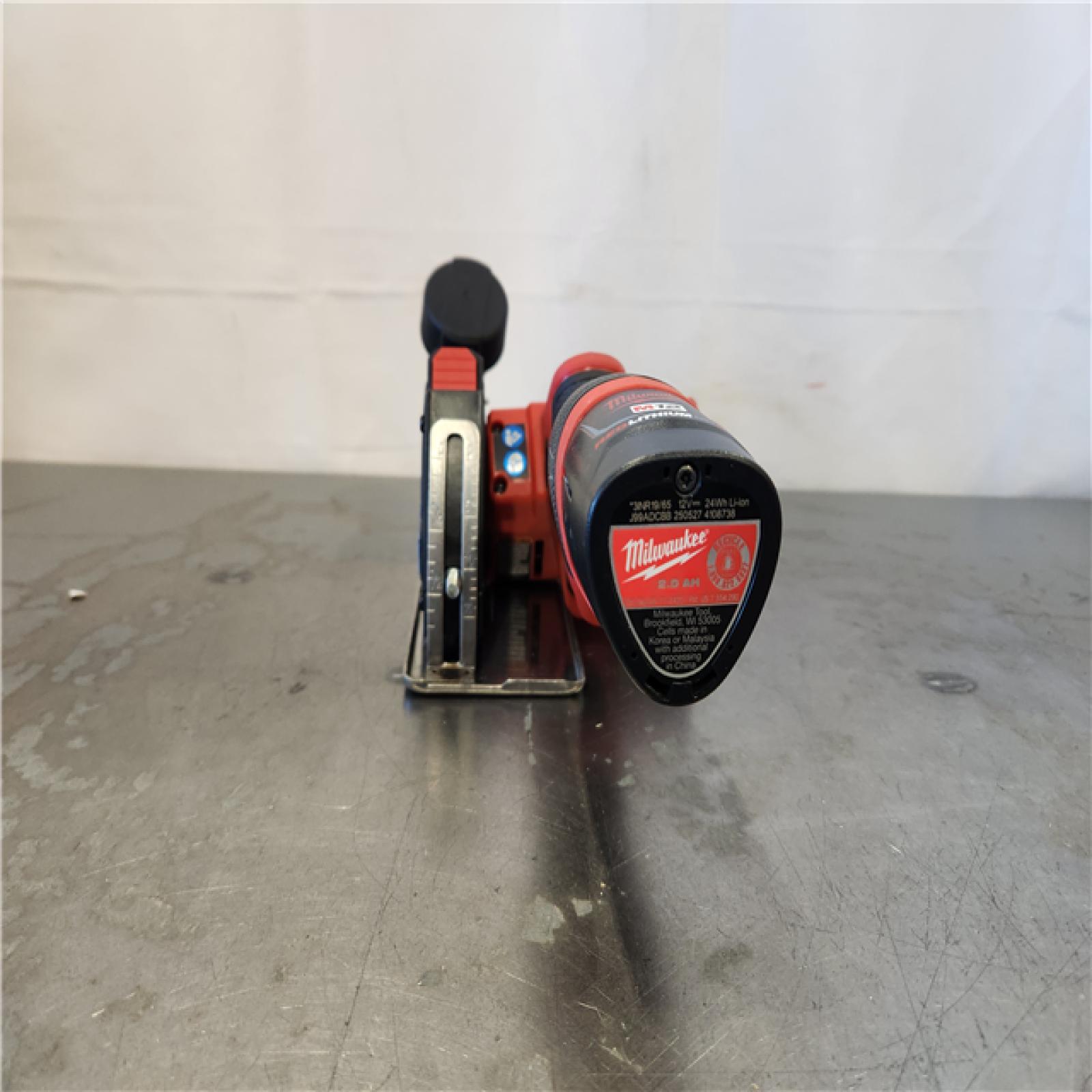 AS-IS- Milwaukee FUEL 12V Lithium-Ion Brushless Cordless 3 in. Cut Off Saw (Tool-Only)