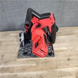 HOUSTON LOCATION - AS-IS Milwaukee M18 FUEL 18V Lithium-Ion Cordless Brushless 6-1/2 in. Plunge Cut Track Saw (Tool-Only)
