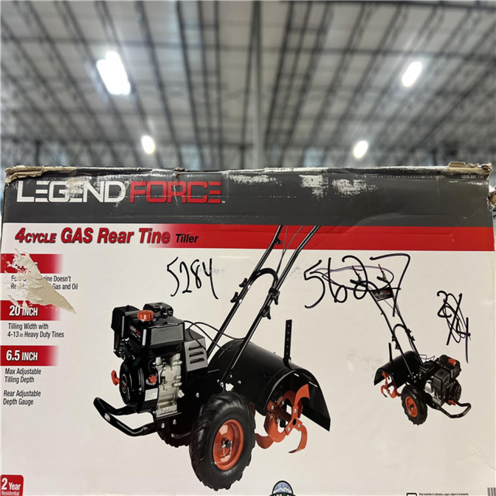 DALLAS LOCATION Legend Force 20 212 cc Gas Rear Tine Garden Tiller