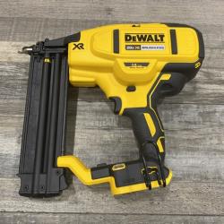 AS-IS DEWALT 20V MAX XR Lithium-Ion Electric Cordless 18-Gauge Brad Nailer (Tool Only)