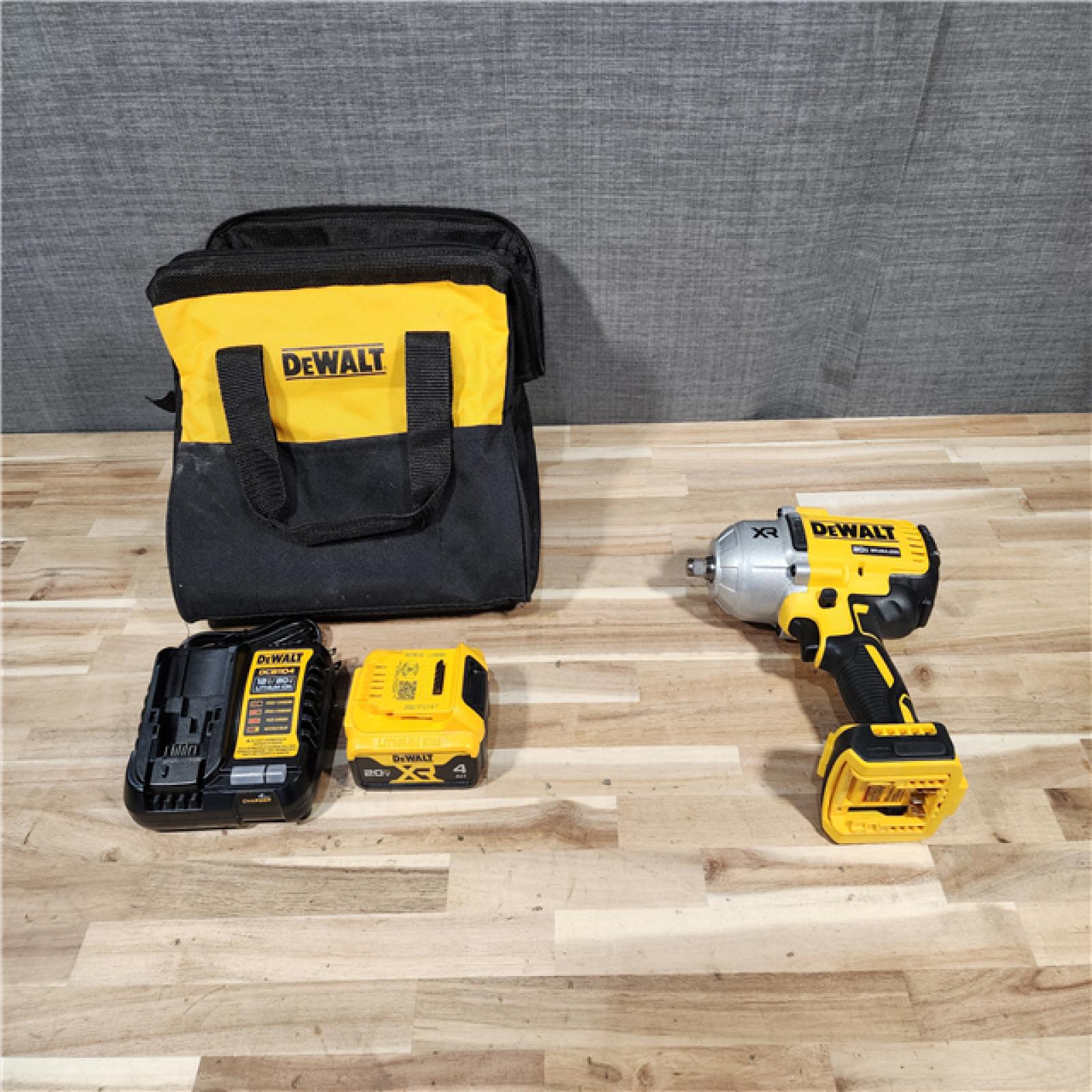 HOUSTON LOCATION - AS-IS DEWALT 20V MAX* XR 1/2 High Torque Impact Wrench W/ BATTERY & CHARGER