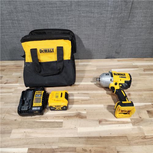 HOUSTON LOCATION - AS-IS DEWALT 20V MAX* XR 1/2 High Torque Impact Wrench W/ BATTERY & CHARGER