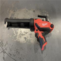 AS-IS- Milwaukee M12 12V Cordless 10oz Caulk/Adhesive Gun (Tool Only)