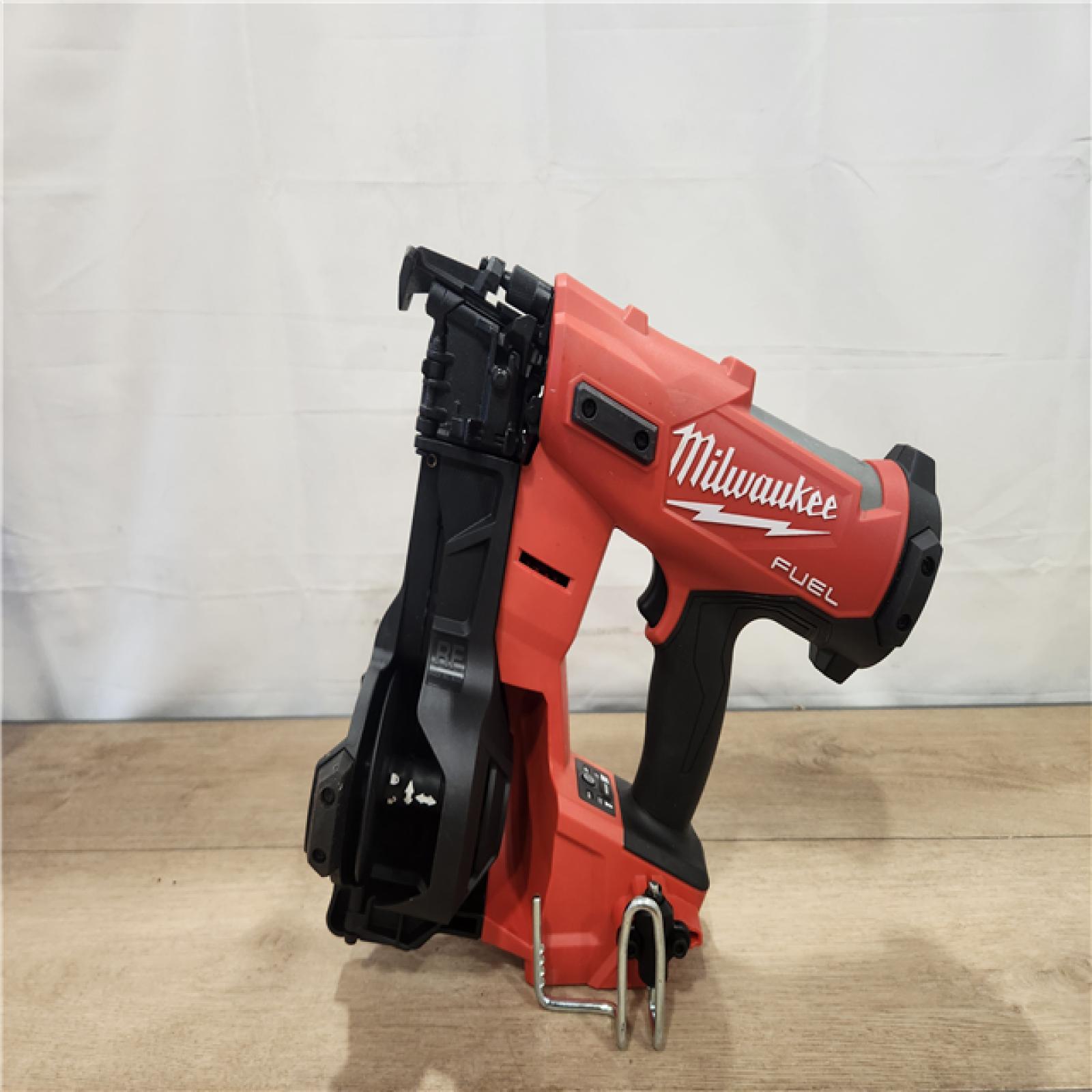 AS-IS- Milwaukee FUEL 18-Volt Lithium-Ion Brushless Cordless Coil Roofing Nailer (Tool Only)