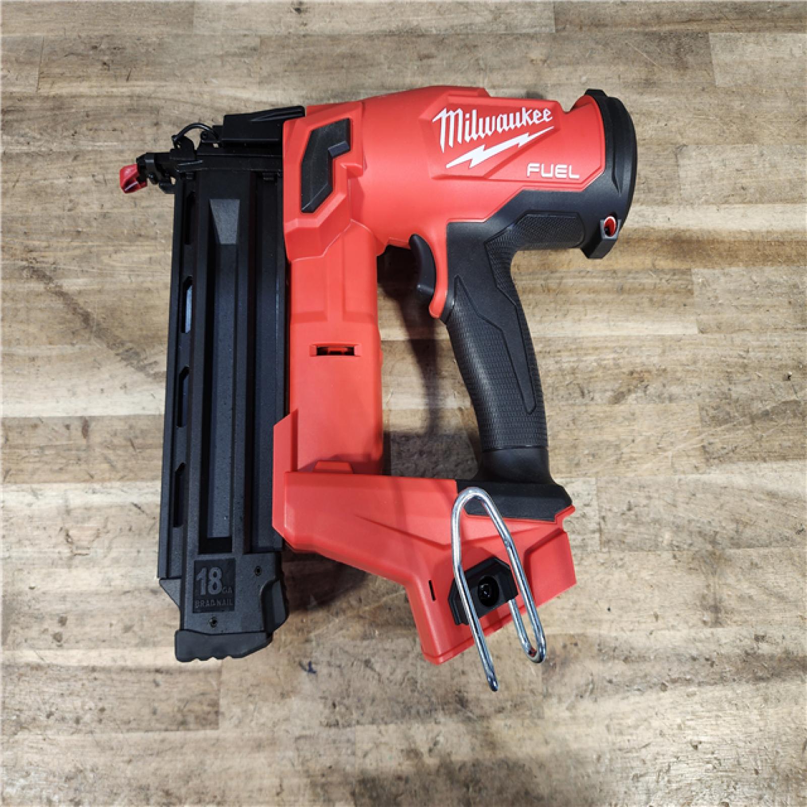 HOUSTON LOCATION - AS-IS Milwaukee FUEL 18-Volt Lithium-Ion Brushless Cordless Gen II 18-Gauge Brad Nailer (Tool-Only)