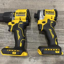 AS-IS DEWALT ATOMIC 20V MAX Lithium-Ion Cordless 2-Tool Combo Kit