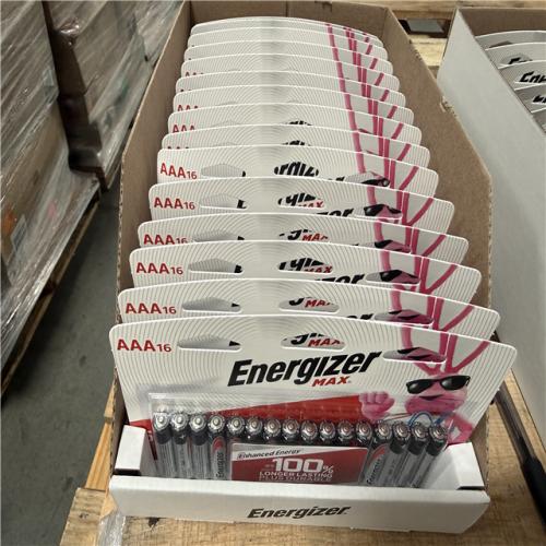 CALIFORNIA AS-IS ENERGIZER MAX AAA16 BATTERIES 15 UNITS
