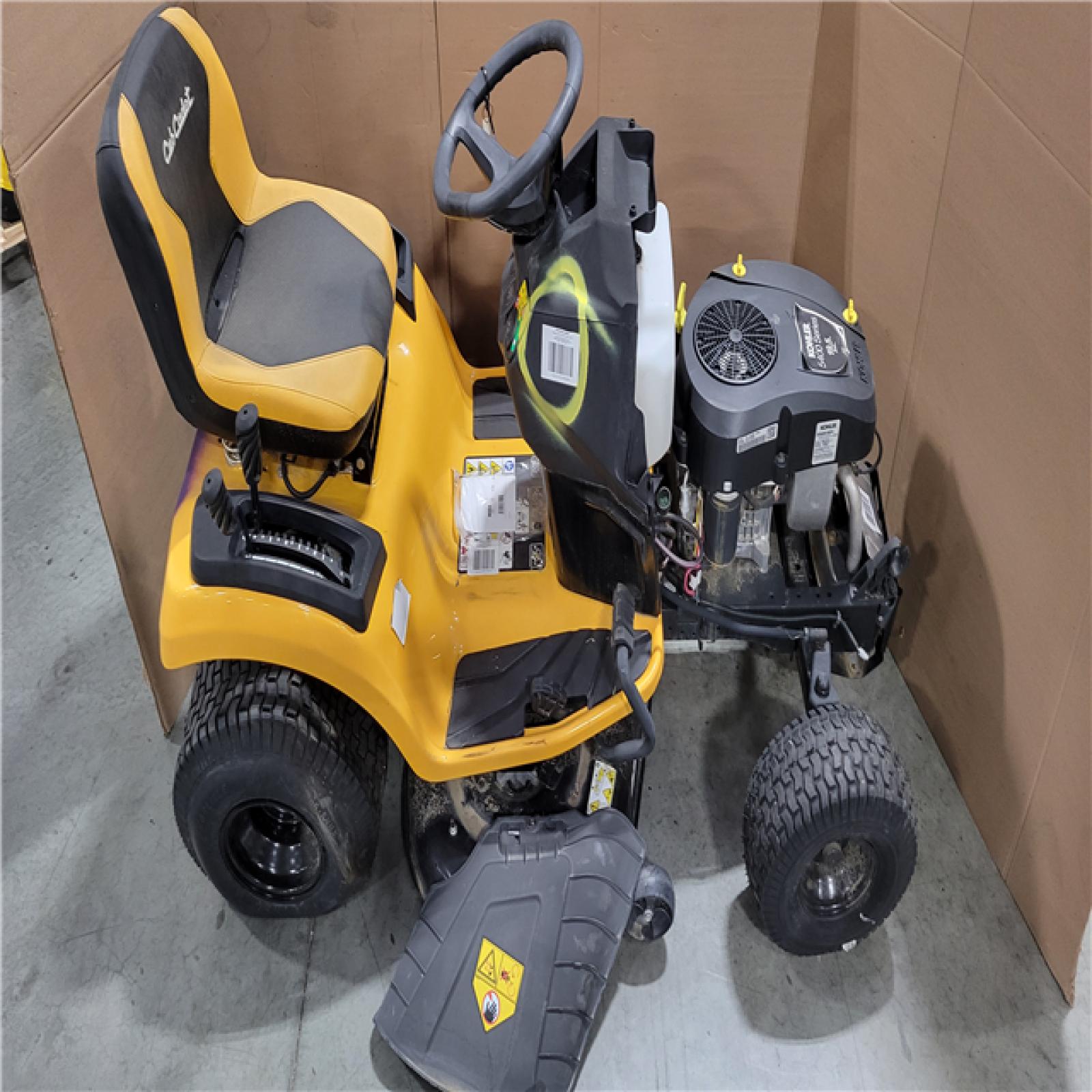 CALIFORNIA AS-IS CUB CADET RIDING MOWER