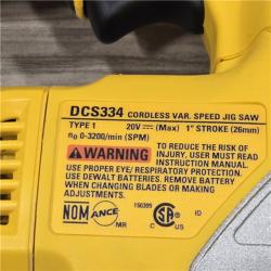AS-IS DeWalt 20V MAX XR Cordless Jigsaw (Tool Only)