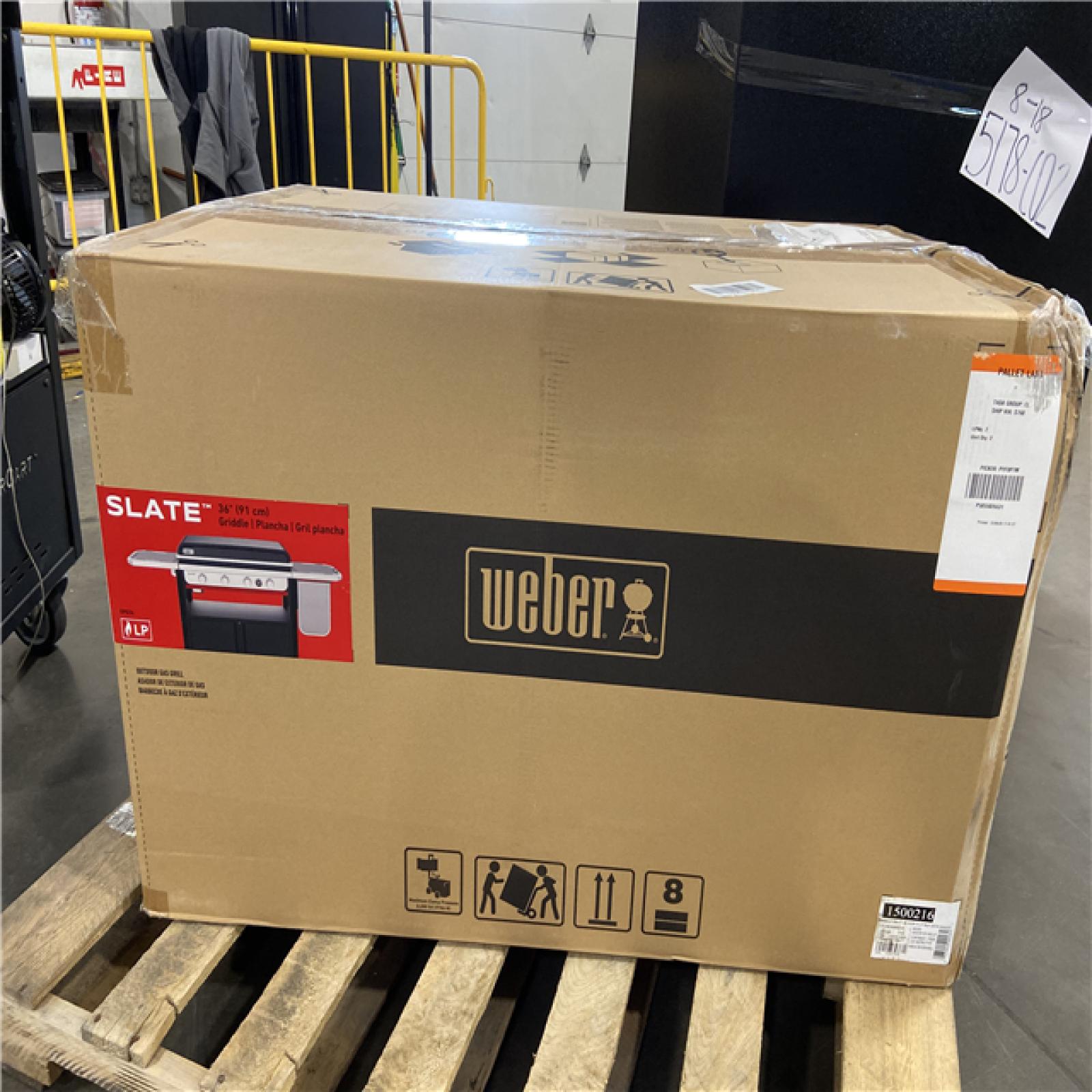 DALLAS LOCATION -  Weber Slate Griddle 4-Burner Liquid Propane Gas 36 in. Flat Top Grill in Black