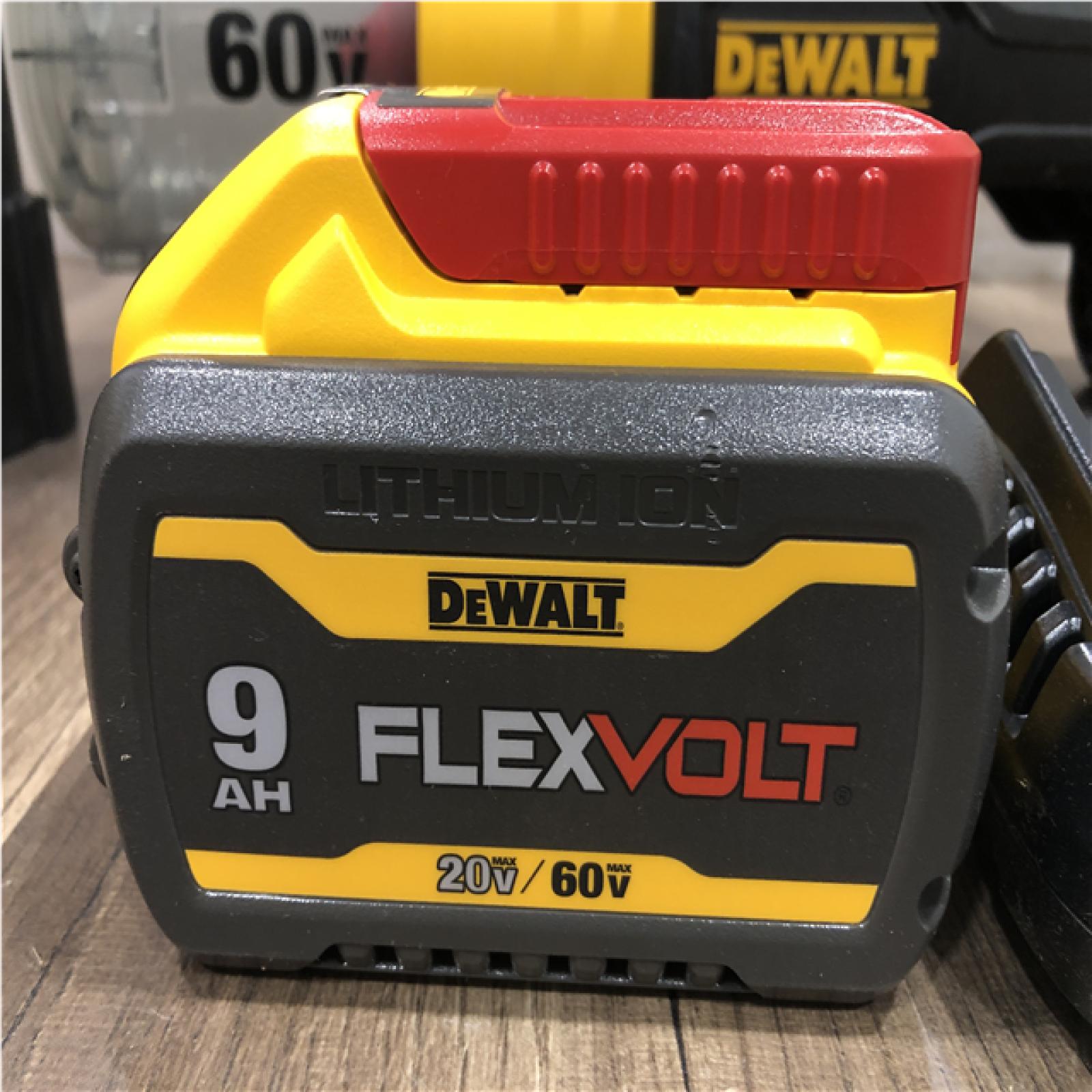 AS-IS DEWALT FLEXVOLT 60V MAX 125 MPH 600 CFM Brushless Cordless Battery Powered Blower Kit