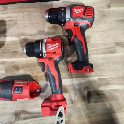 HOUSTON LOCATION - AS-IS MILWAUKEE 3 TOOL COMBO KIT