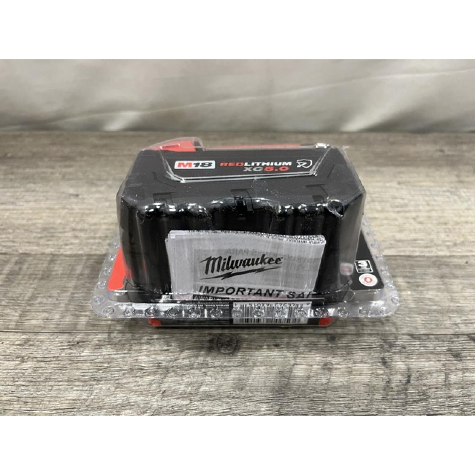 NEW - Milwaukee 18-Volt 5.0 Ah Lithium-Ion XC Extended Capacity Battery Pack