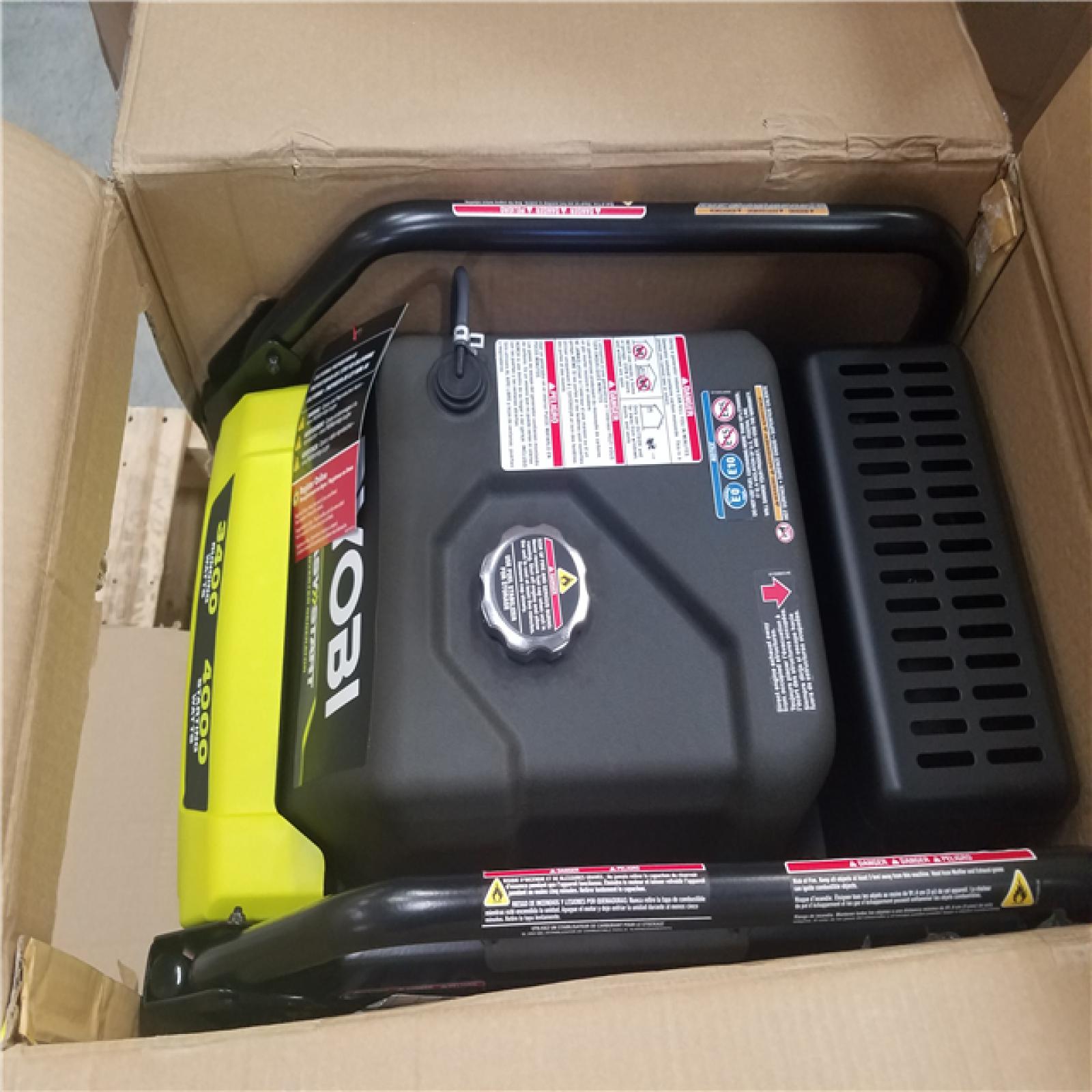 CALIFORNIA AS-IS RYOBI PORTABLE GENERATOR