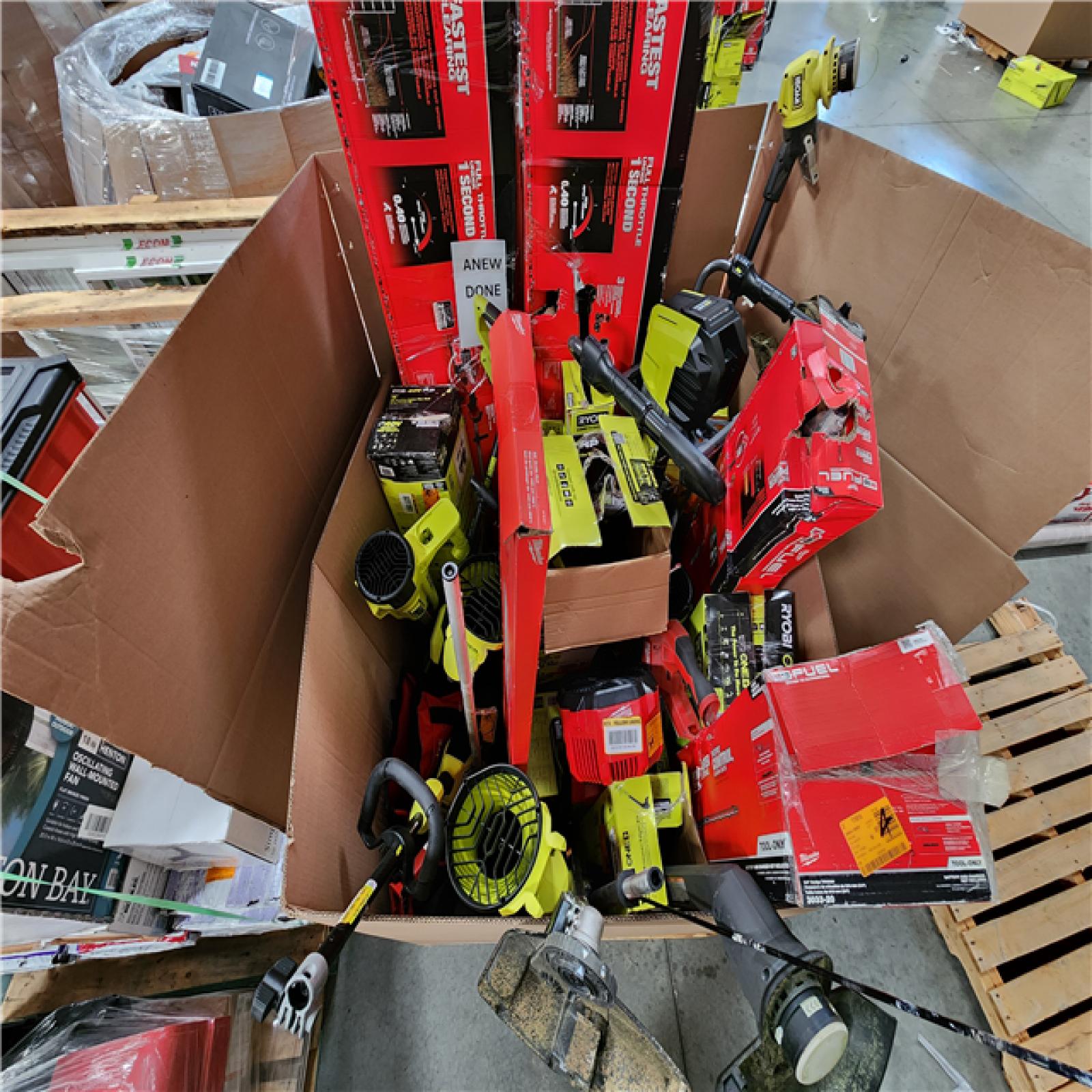 CALIFORNIA  AS-IS TOOL PALLET