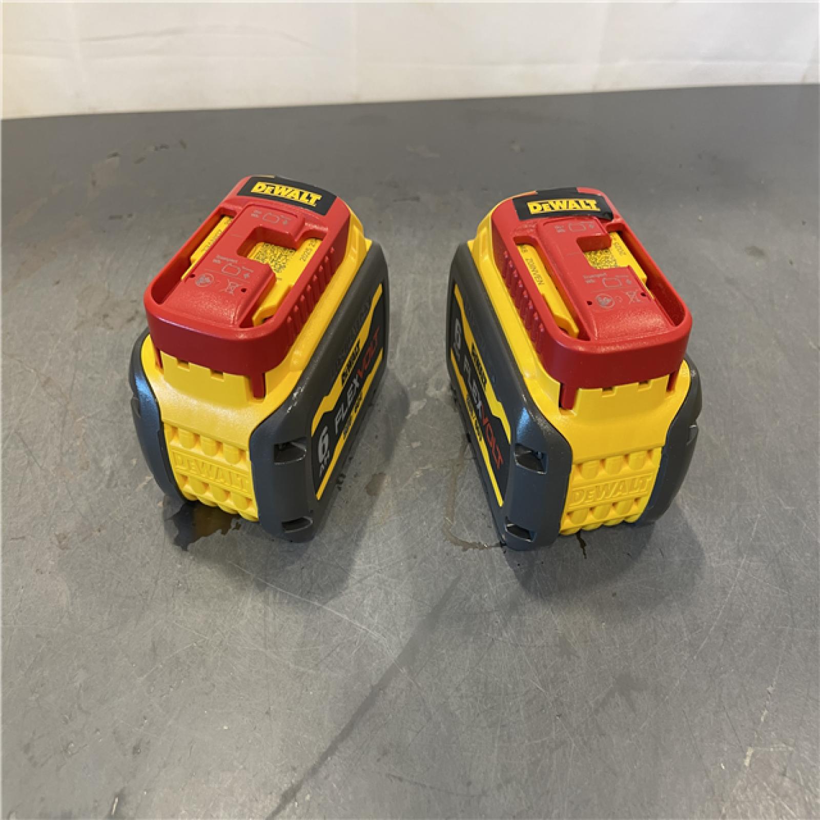 AS-IS - DEWALT FLEXVOLT 20-Volt/60-Volt MAX Lithium-Ion 6.0Ah Battery Pack (2-Pack)