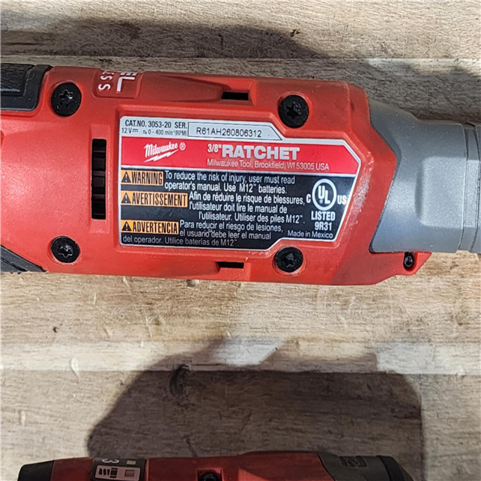 HOUSTON LOCATION - AS-IS MILWAUKEE 2 TOOL COMBO