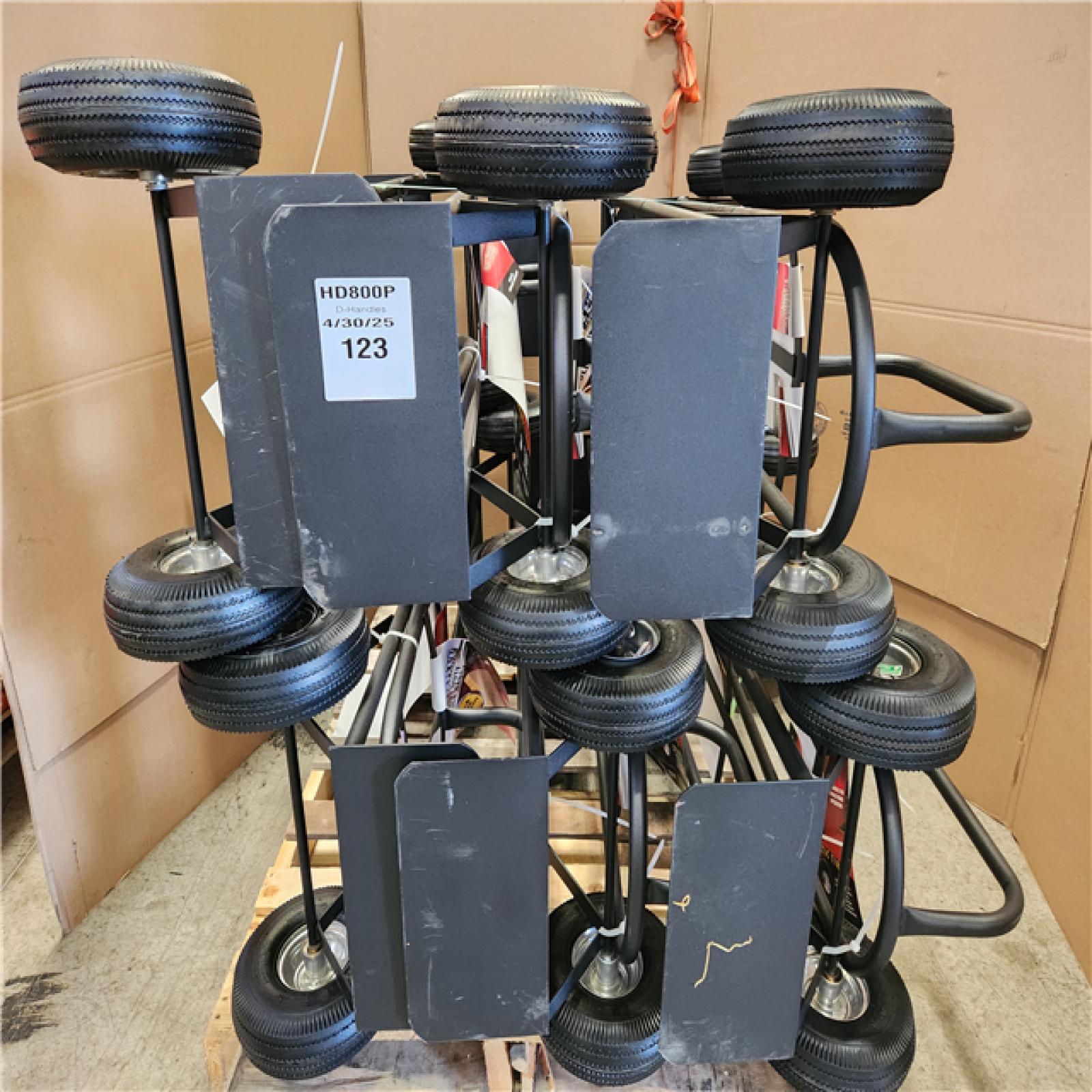 Phoenix Location AS-IS Milwaukee 800 lb. Capacity D-Handle Hand Truck Pallet (12-Total)
