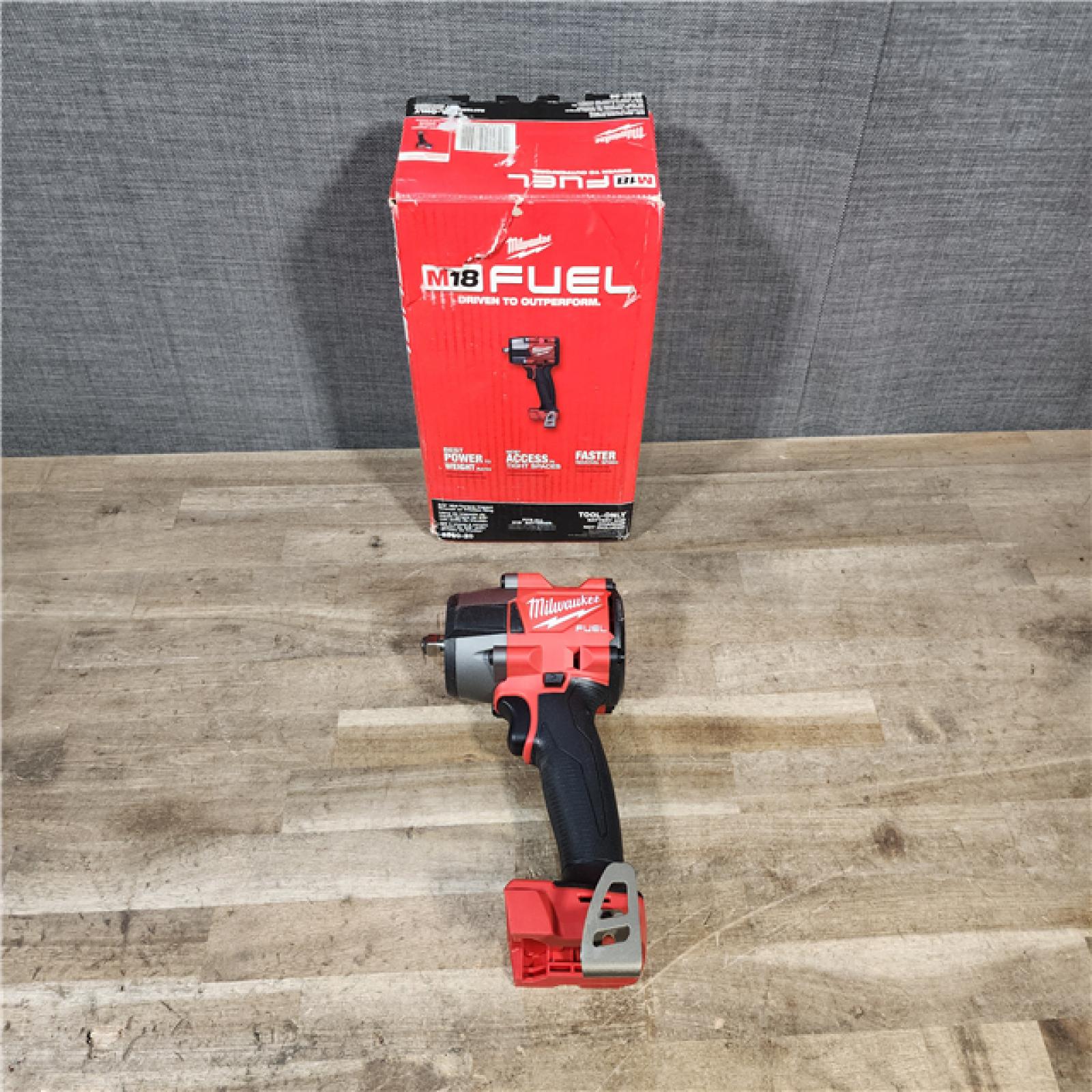 HOUSTON LOCATION - AS-IS Milwaukee M18 18V Fuel Cordless Mid-Torque Compact Impact Wrench 2960-20