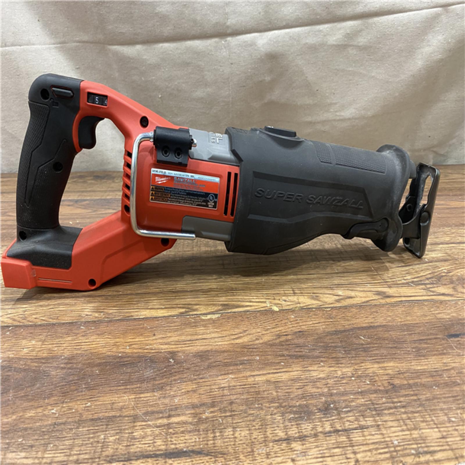 AS-IS Milwaukee M18 Fuel 18V Brushless Super Sawzall Reciprocating Saw 2722-20 (Bare Tool)