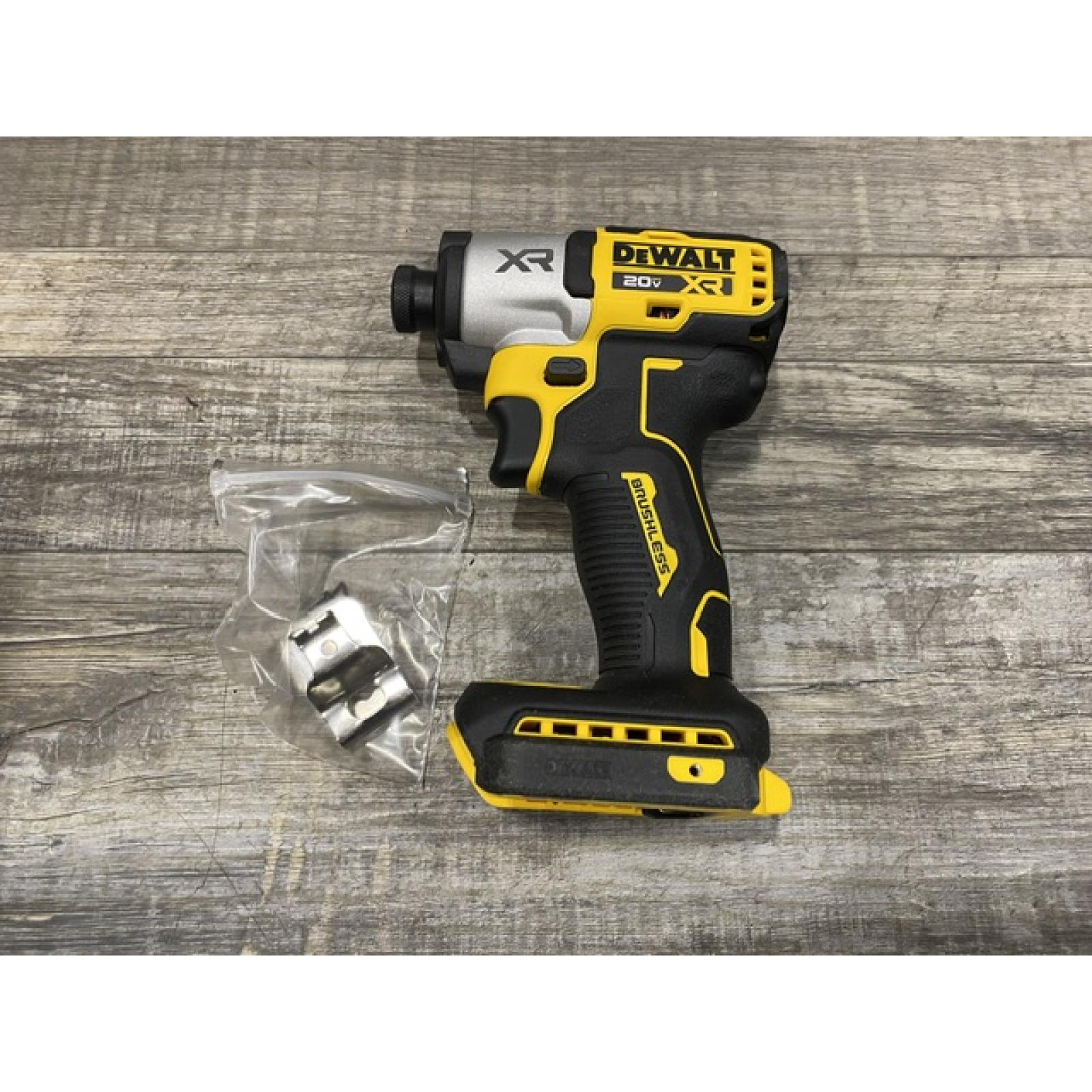 AS-IS DEWALT 20-Volt Maximum XR Cordless Brushless 1/4 in. 3-Speed Impact Driver (Tool-Only)