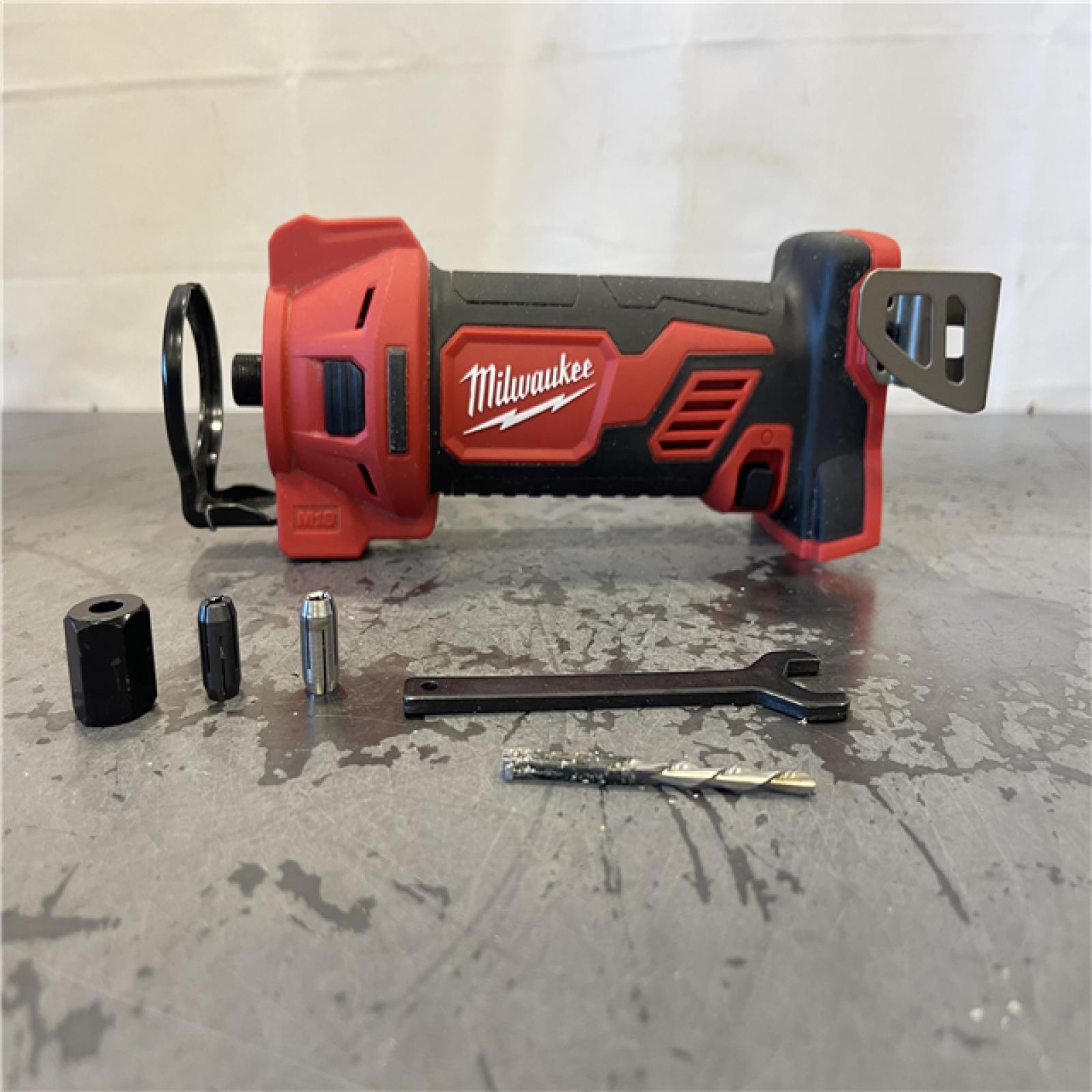 AS-IS- Milwaukee M18 18V Lithium-Ion Cordless Drywall Cut Out Rotary Tool (Tool only)